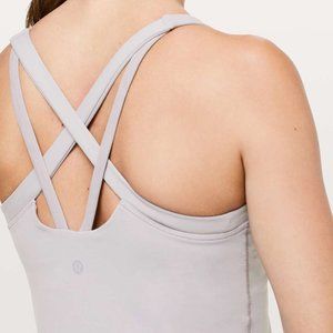 NWT Lululemon Rally Your Heart Tank in "Dark Chrome", Size 8 NEW